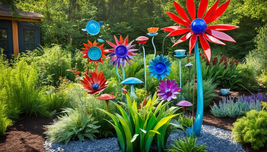 upcycled garden art upcycled garden art