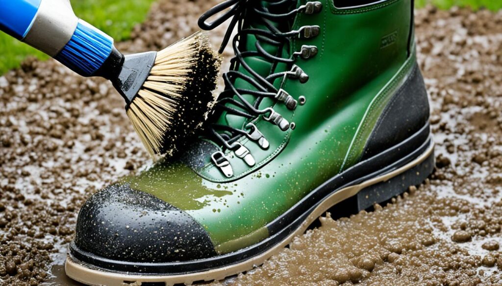 gardening boots maintenance