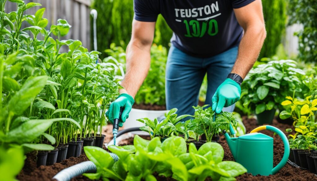Proper watering techniques