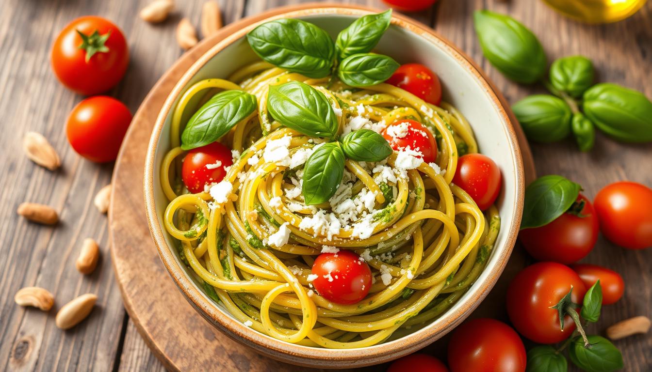 Basil Pesto Pasta