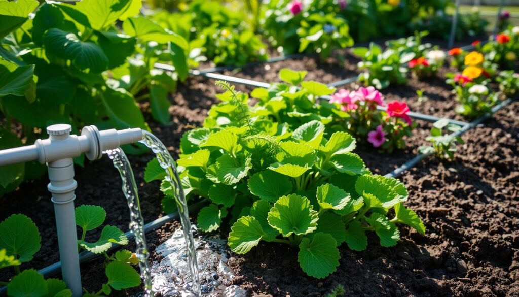 Watering wisely with drip irrigation systems