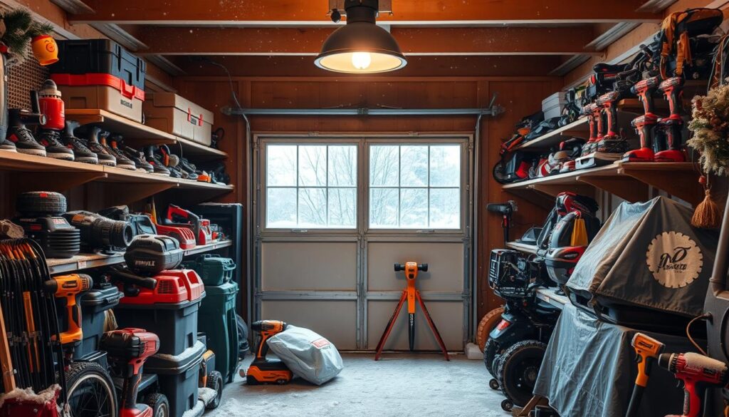 Winterize equipment Winterize equipment