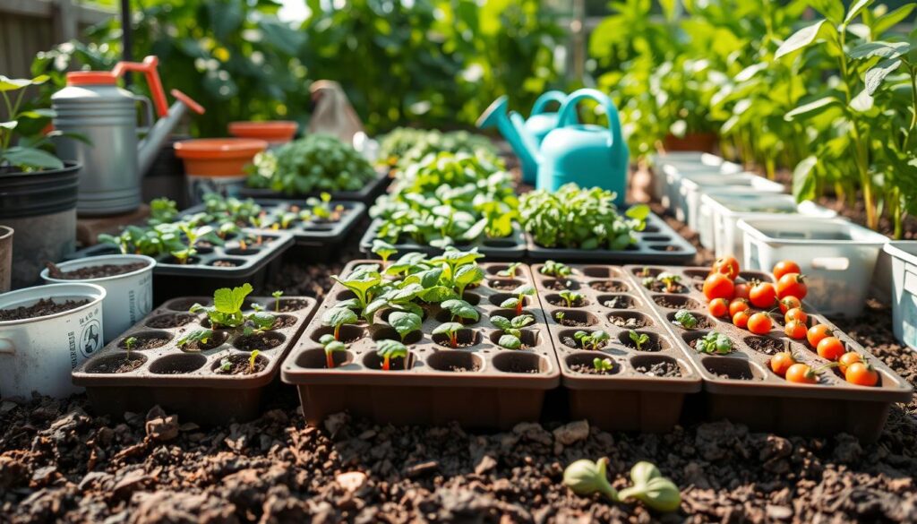 Seed starting for vegetable cultivation Seed starting for vegetable cultivation