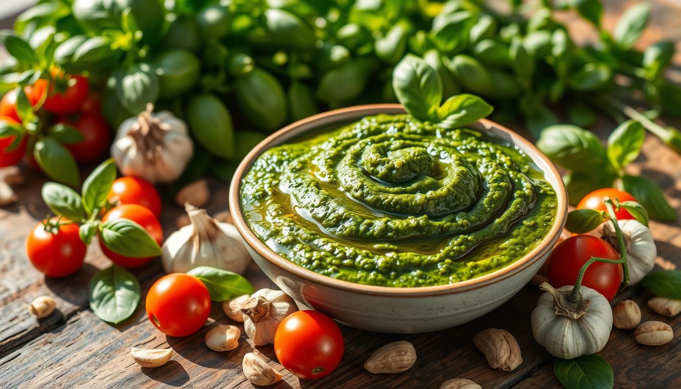 Delicious Basil Pesto: A Flavorful Italian Classic 1 Basil pesto