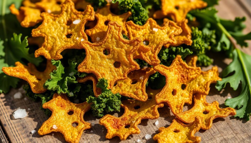 Crispy kale chips